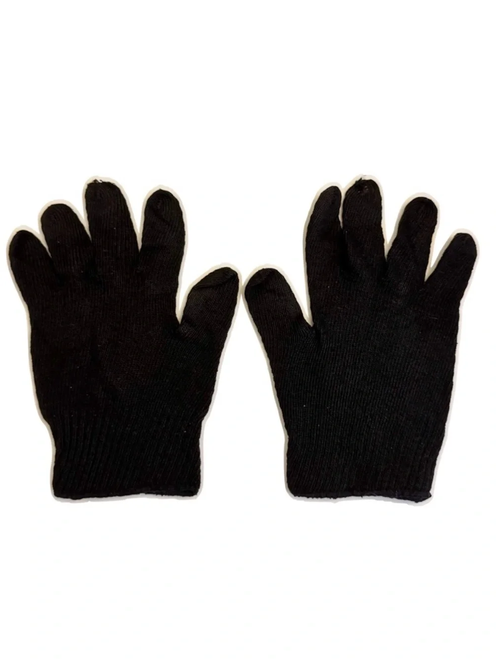 Black Gloves 3 for 15 SALE CLEARANCE Knit Liners